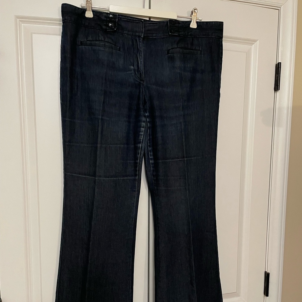 Ann Taylor Loft “14 Modern Trouser”! Wide leg! Inseam = 32 inches! Size 14!